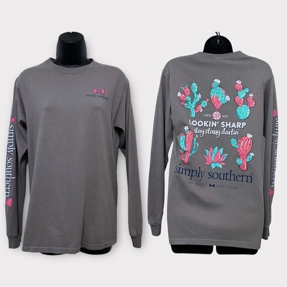 Simply Southern Gray Looking Sharp Stay Class Darling Cactus