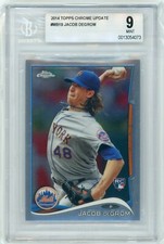 2014 Topps Chrome Update Baseball Rookie #MB19 Jacob deGrom BGS 9