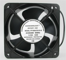 FP18060EX-S1-B 18060 18CM AC220/240V 0.35A 55W double ball cabinet fan
