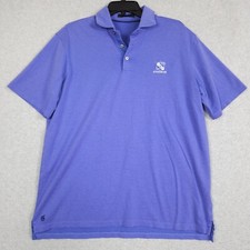 Greyson Polo Shirt Men's Size Large L Purple Short Sleeve Polo Shirt