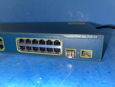 CISCO Catalyst 3560 Series PoE-24 WS-C3560-24PS-S NETWORK SWITCH