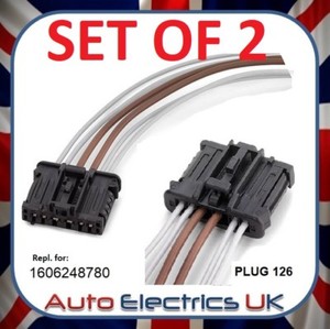 2x Rear Stop Tail Lamp Wiring Harness Loom Plug Repair Cable for