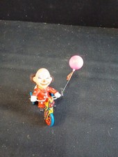 CLOWN TRICYCLE TIN TOY JOUET TOLE   VINTAGE 60/70  MTU