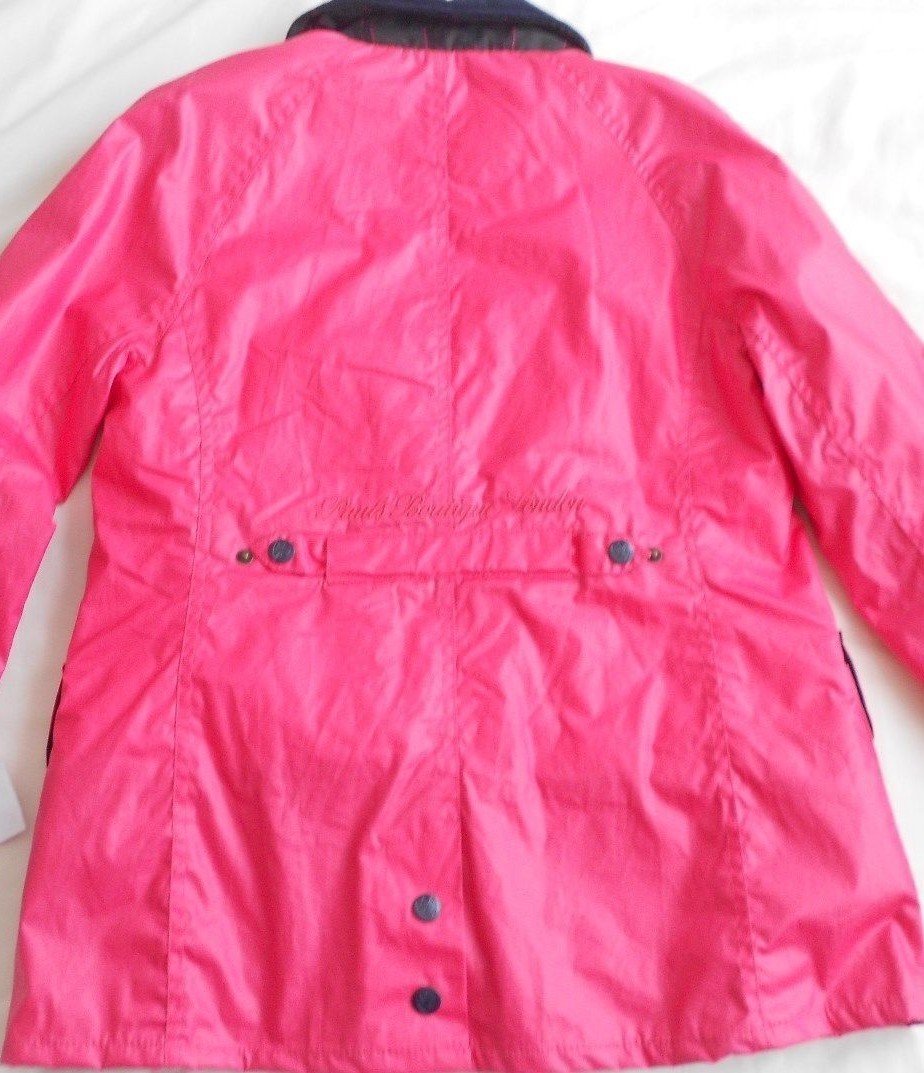 Pauls Boutique Waxed Hunter Jacket Coat BLACK or CORAL PINK Brand New