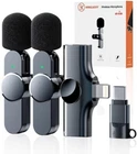 Mini Mic Pro Wireless Microphone for iPhone iPad Android Lavalier Microphone ...