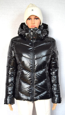 BOGNER SAELLY 2 F+I DAMEN SKI  JACKE SCHWARZ SHINY JACKET UVP 595   Gr 42 XL NEU