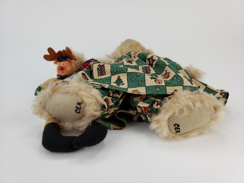 Ganz Cottage Collectibles Kristen Bear 13" with Ganz Reindeer Doll - Picture 6 of 9