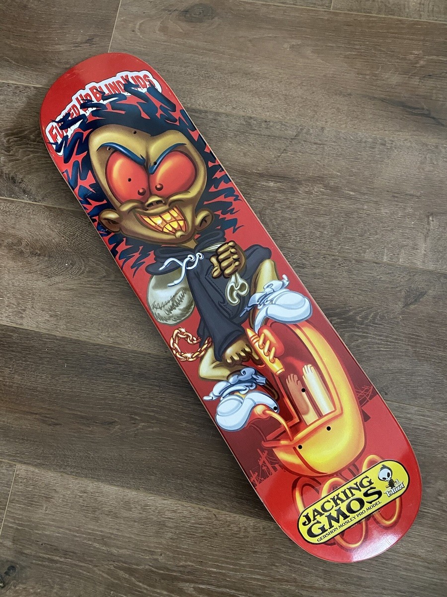 RARE Jacking GMOS Gershon Mosley FUBK Blind Kids Skateboard Deck