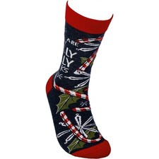 These are my Holly Jolly Christmas Socks - Great Gift 