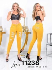JEANS COLOMBIANOS SC11238 Authentic Colombian Push Up Jeans, Jean Levanta Cola