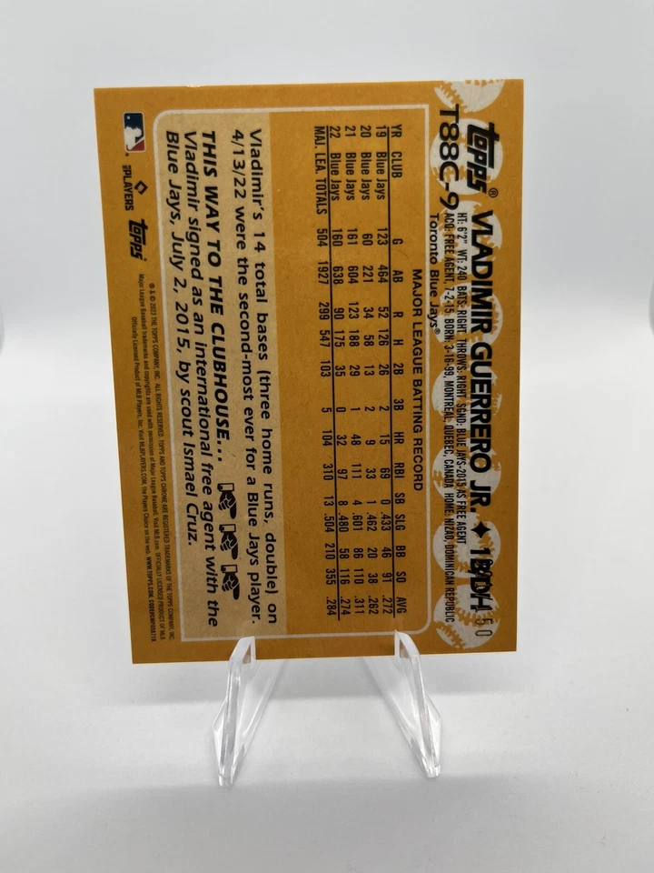 Vladimir Guerrero Jr. 2023 Topps Silver Pack Blue Refractor /150  #T88C9 - Image 2 of 2