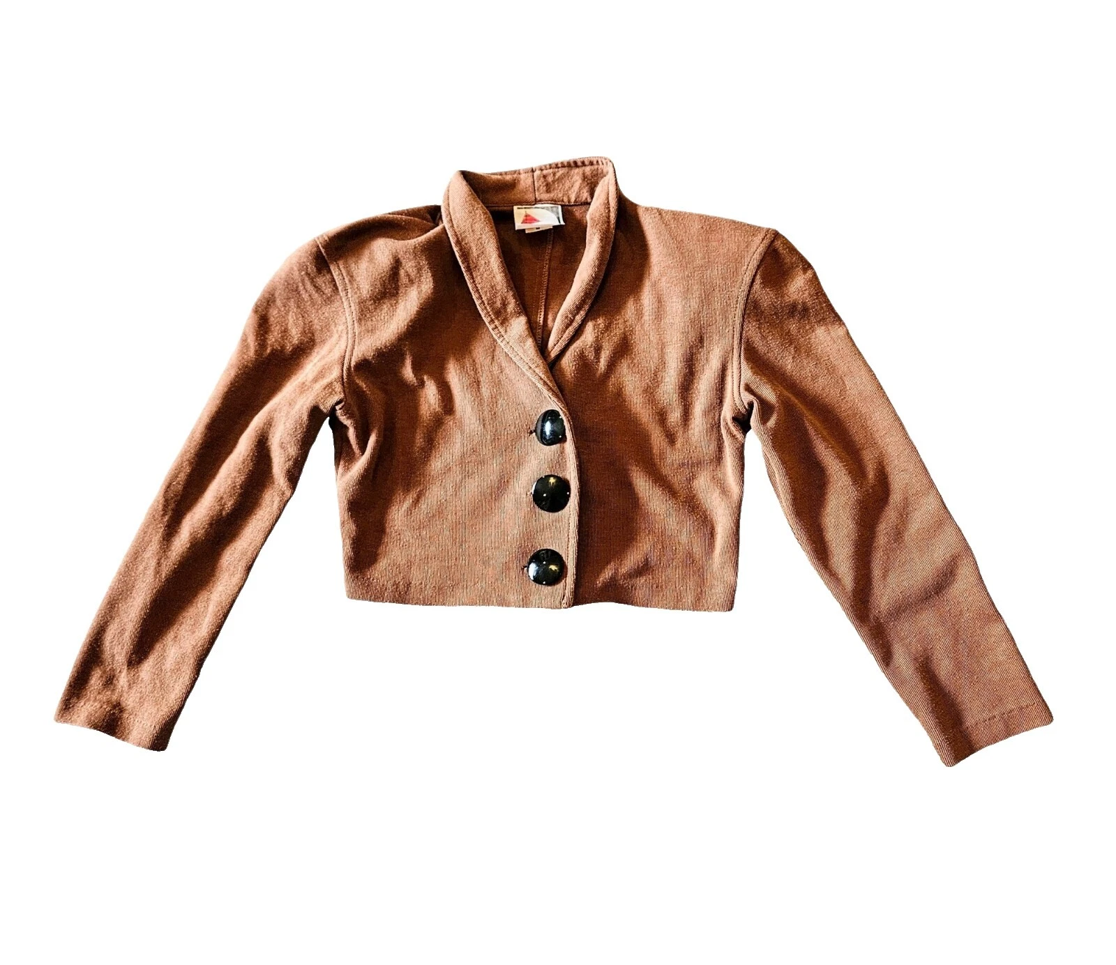 Knit Brown 1980s Vintage Clothing for Women