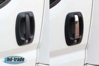Set Edelstahl TüRgriffe Passend FüR Fiat Ducato Citroen Jumper Iveco Daily| 2006