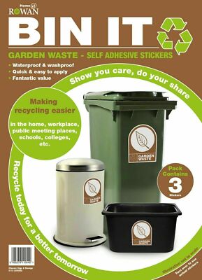 Mülltrennung & Recycling-Klebesymbol Wetterfest