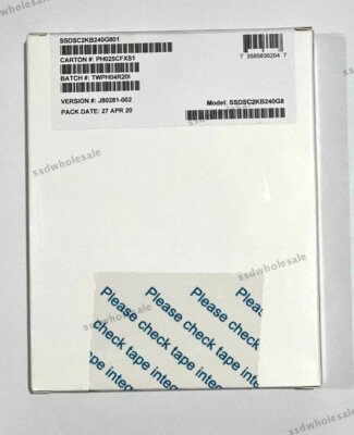 Intel D3 S4510 240GB 2.5'' SATA 6Gb/s SSDSC2KB240G8  New Solid State Drive SSD