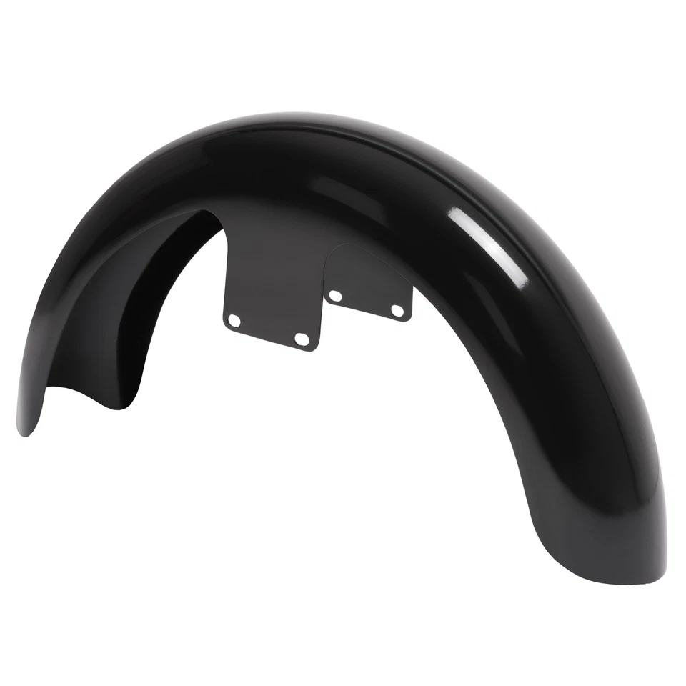 Steel 19" Wrap Front Fender Black For Harley Touring Street Road Glide - Image 4 of 4