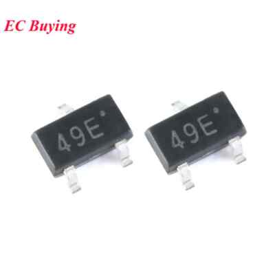 50pcs 49E SOT-23 Hall Effect Sensor Switch Hall Element High Sensitivity