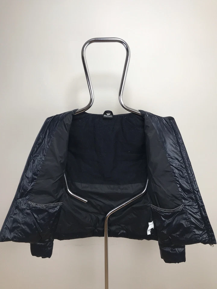 Женские S/36, Emporio Armani EA7 лыж вниз темно-синий нейлона куртка, пальто, RRP800 $ - Изображение 2 из 4