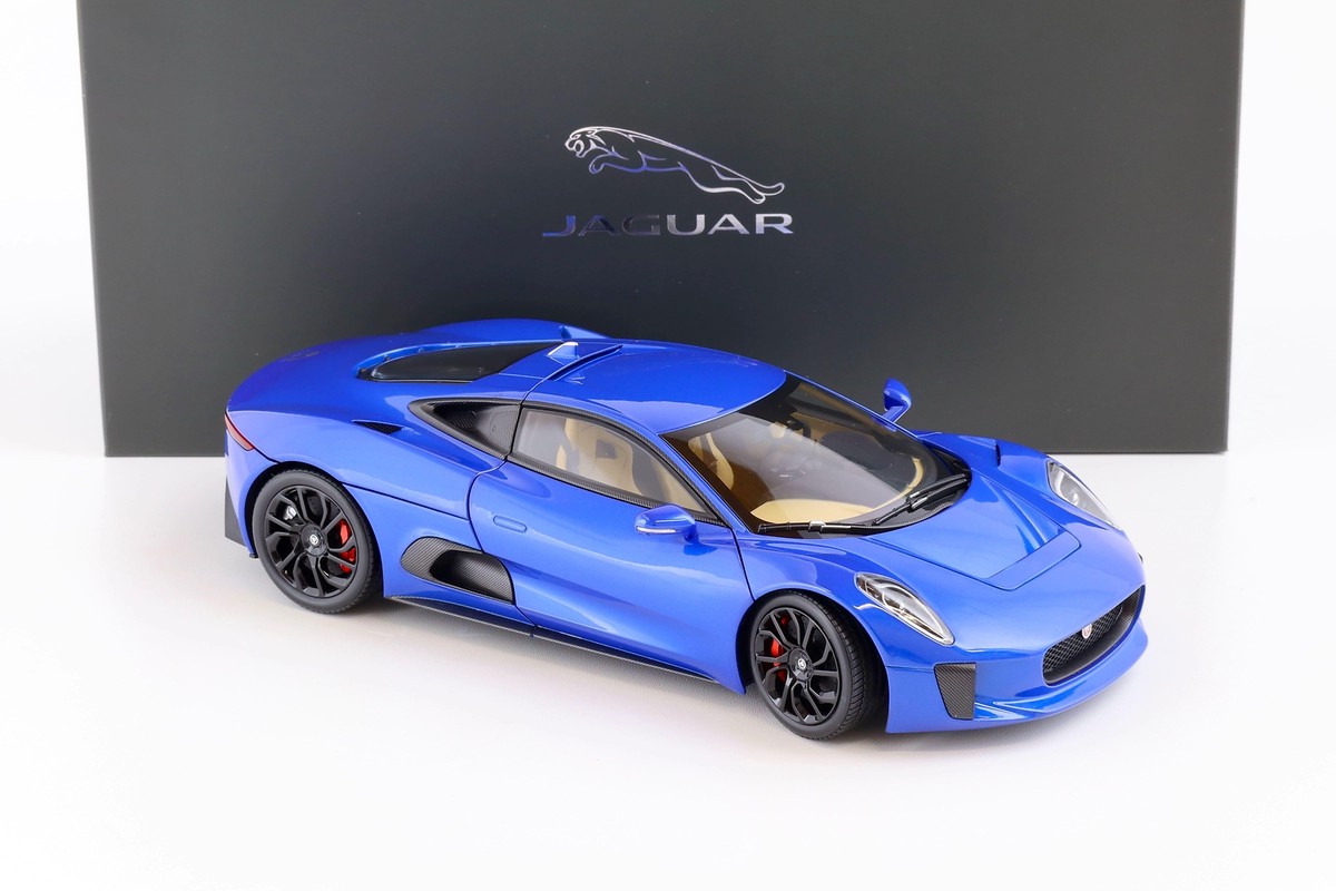 オールモストリアル　1/18 JAGUAR C-X７５ プロトタイプ 1/18 Almost Real Jaguar C-X75 (Black) Car Model