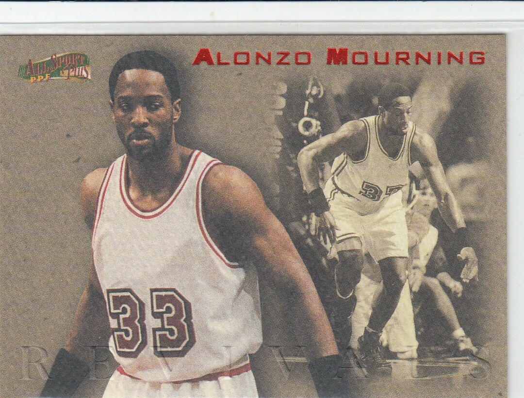 1997 Alonzo Mourning Score Board All Sport PPF Plus REVIVAL Insert #3 - Heat