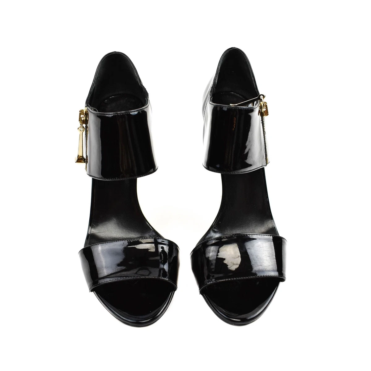 Gucci patent outlet leather sandal
