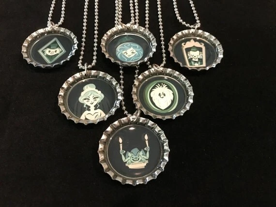 Haunted Mansion themed 6 necklaces party favors Halloween