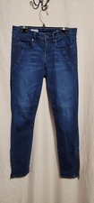 Gap 1969 Women's Jeans - Stretch Zipper Ankle Always Skinny - Sz 26 28L