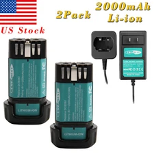 8V 2000mAh Battery/Charger For Dewalt DCB080 DCF680N1 DW4390 DCF680N2 DCL023