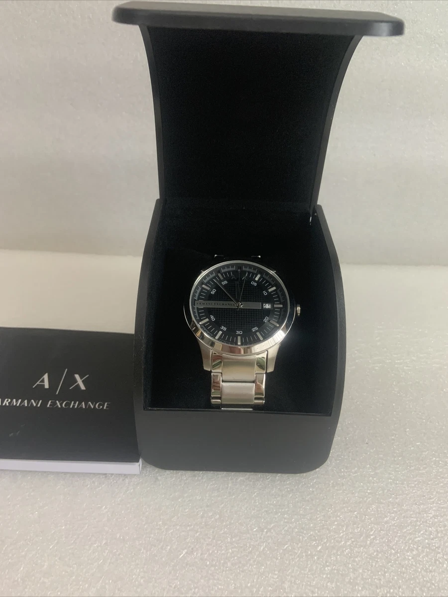 Armani Exchange Black Dial Stainless Steel Men's Watch AX2103