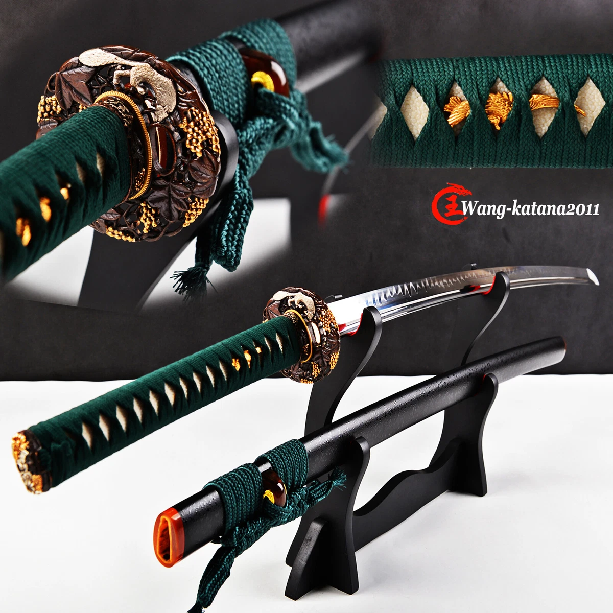 武士绿色收藏日本刀剑、军刀| eBay