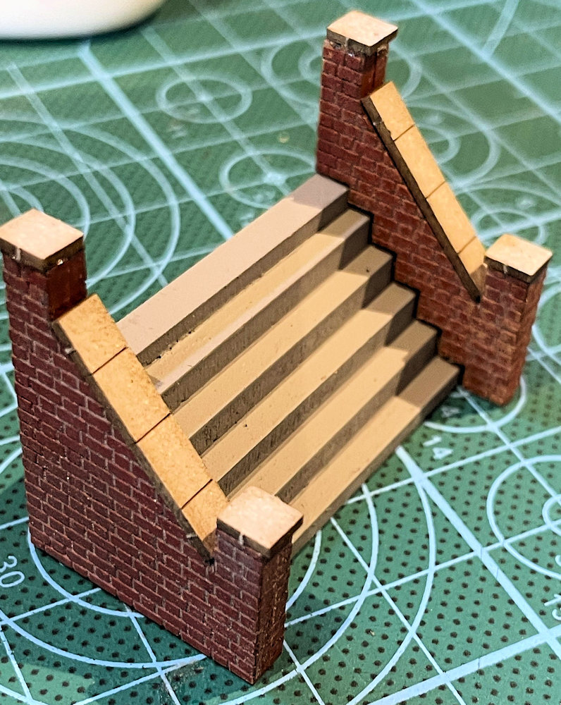 Scale Model Steps x3 Laser Cut Scratch Aid Layout Kit OO Gauge 4mm ...