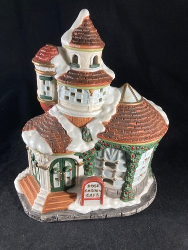 VINTAGE WEIHNACHTEN AUF DER MAINTSTREET ANTIKLADEN PORZELLAN BELEUCHTETES HAUS - Bild 3 von 5