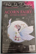 Pink Ink Designs.clear stamps Acorn Fairy from Mythical series fairy