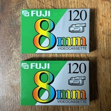NEW Sealed Fuji Film 8mm High Quality P6-120 Cassette Video Tapes / 2 Pack
