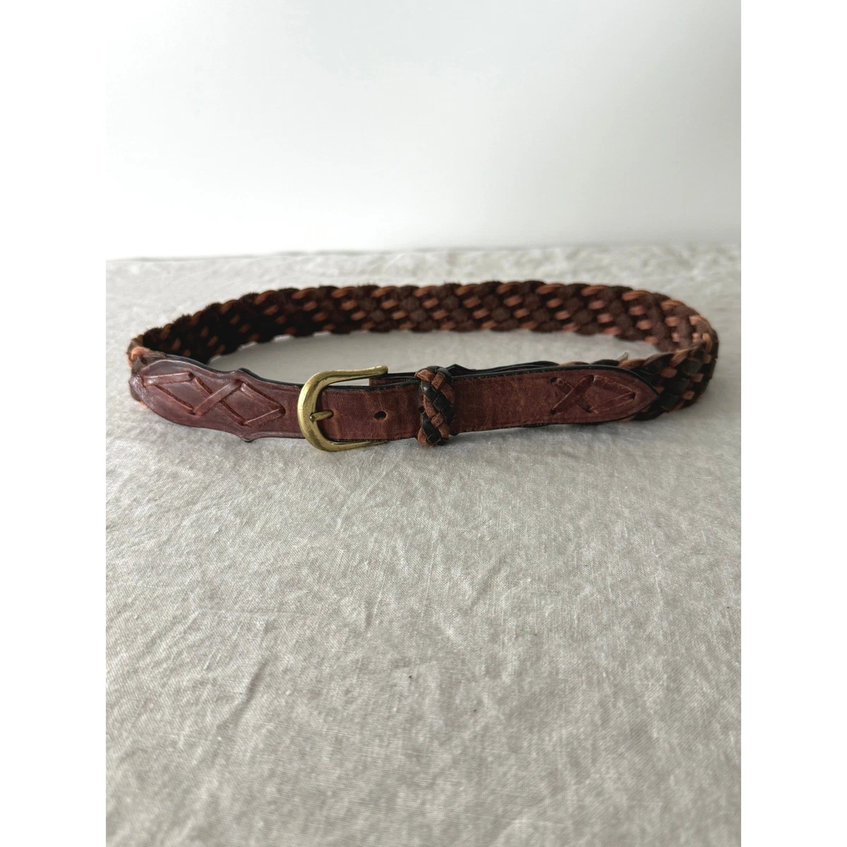 Vintage Calderon Black Leather Golf Belt Gold Charms Miami Riviera 4623 XS 26 Calderon Belt - Etsy Canada main image 2