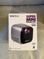 VIVITAR SUPER MINI PORTABLE PROJECTOR 1080P SUPPORT FHD - New - Fast Shipping