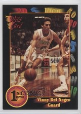 1992 Wild Card Collegiate Vinny Del Negro #79 9mb