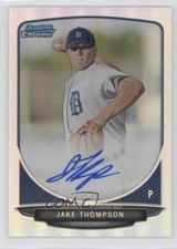 2013 Bowman Chrome Prospects Refractor 311/500 Jake Thompson #BCP-JT Auto 1j6