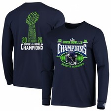 2026 Seattle Seahawks Super Bowl LX Champions Long Sleeve