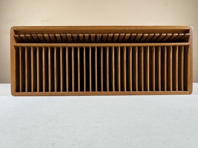 Vintage Kalmar Designs 30 Slot CD Holder Teak Wood MCM Storage
