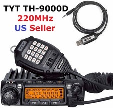 2026 New TYT TH-9000D Plus 220-260MHz Mono Band Radio with USB cable