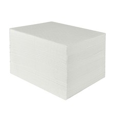 Aain  AA003 Absorbent Mat Pad Heavyweight Oil Absorbent Pads,15 x 20,White