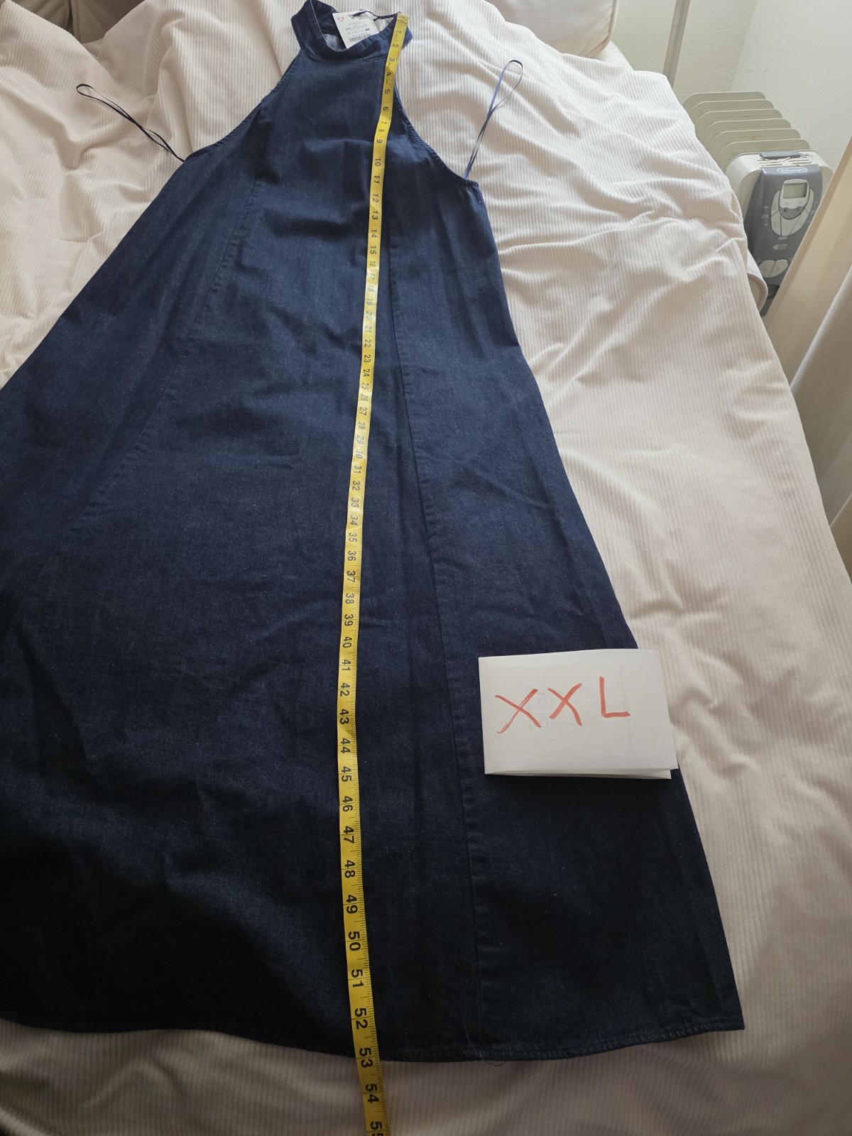 ZARA TRF halter denim dress dark blue BNWT image 10