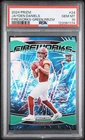 2024 Panini Prizm - Fireworks Jayden Daniels #24 Green Prizm (RC) PSA GEM MT 10