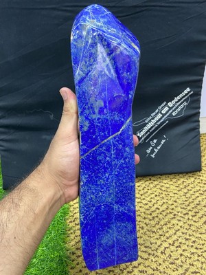 3,204 kg Lapislazuli Freeform polierte grobe Kristallplatte AAA+ aus Afghanistan