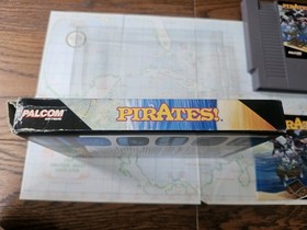PIRATES NES PAL CIB WITH ORIGINAL BOX, MANUAL, MAP & BOX PROTECTOR TESTED 🏴&zwj;☠️