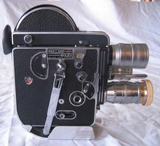 PAILLARD BOLEX H16 REX-1 REFLEX CAMERA w LEATHER CASE + ACCESSORIES SN 169248
