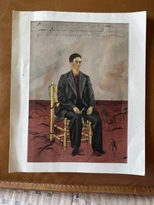 FRIDA KAHLO  Self-Portrait w/ Cropped Hair MOMA  Art Print Card 8.5 x 7 in 2019