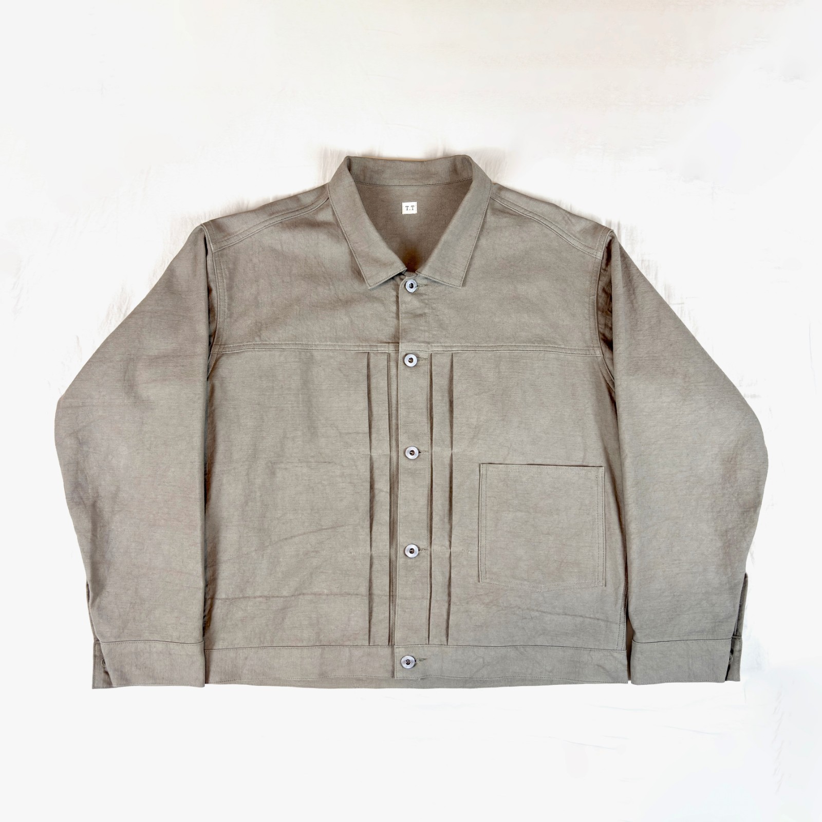 Taiga Takahashi Lot.309 Buckle-Backed Jacket BEIGE Size 40