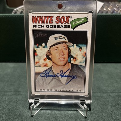 2026 Topps Heritage Rich Gossage Real One Auto #ROA-RGA Chicago White Sox